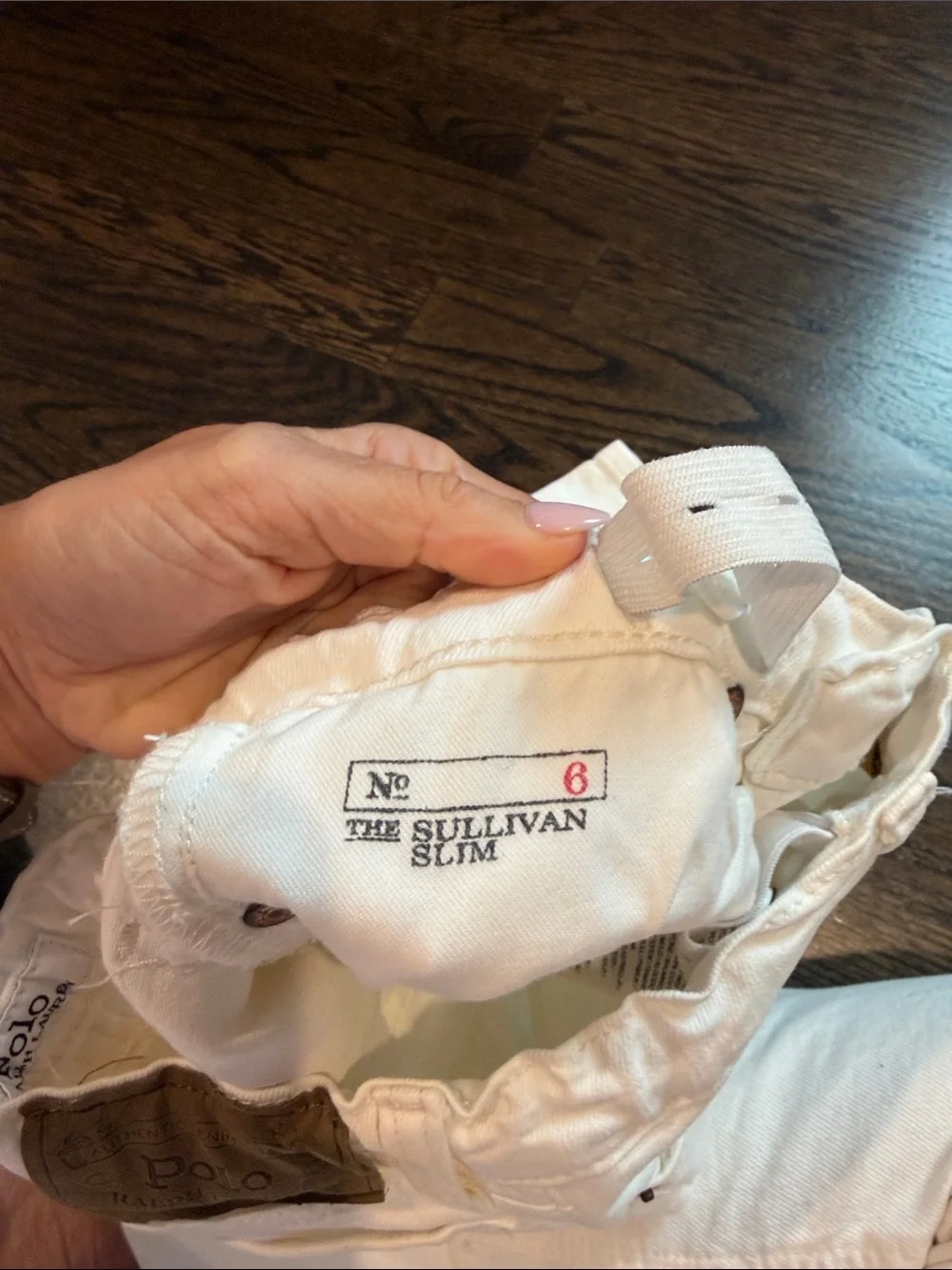 Ralph Lauren White Denim Jeans kids 6